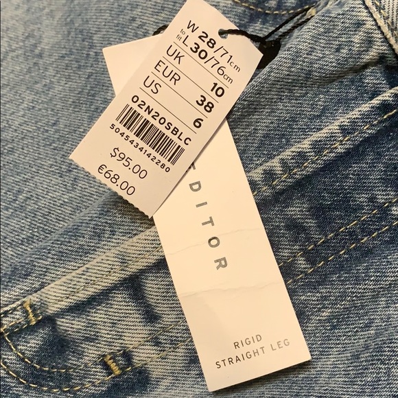 TOPSHOP Editor destroyed rigid straight leg - Picture 5 of 10